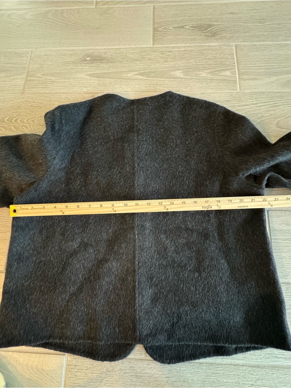 Hemi Blurr Brushed Wool Boxy Coat Size Large Nwt — image 6 of 6